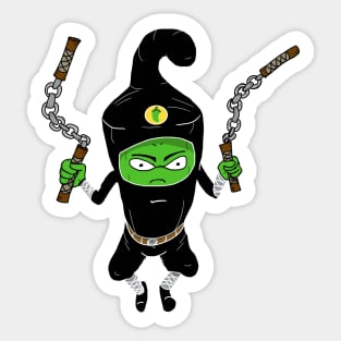 Nightshade Jalapeño Pepper Vegetable Ninja Clan Sticker